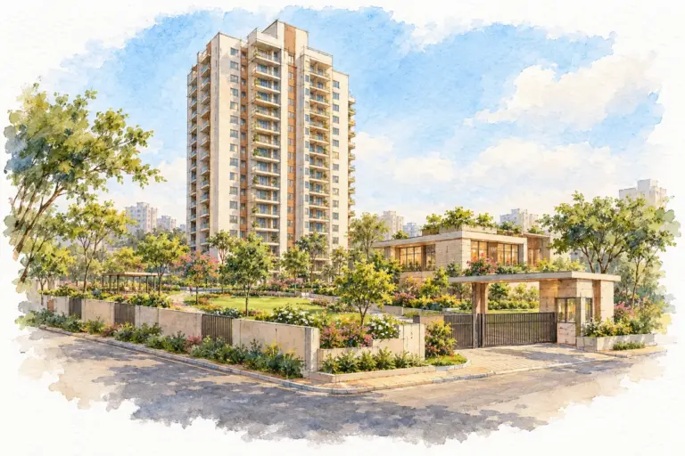 Illustration of Shree Krishna Homes Gurgaon