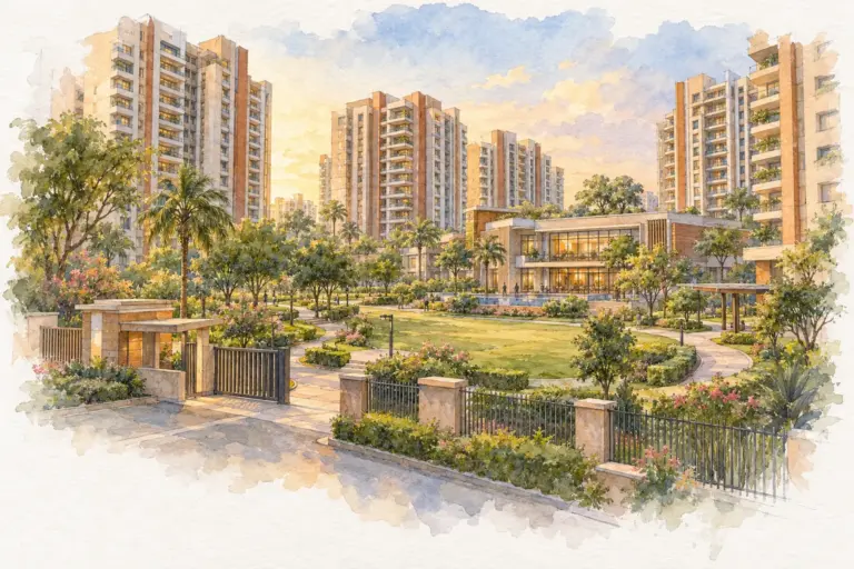 Illustration of Shri Balaji Apartment Dwarka