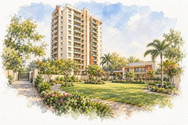 Illustration of Shri Laxmi Celebration Residency