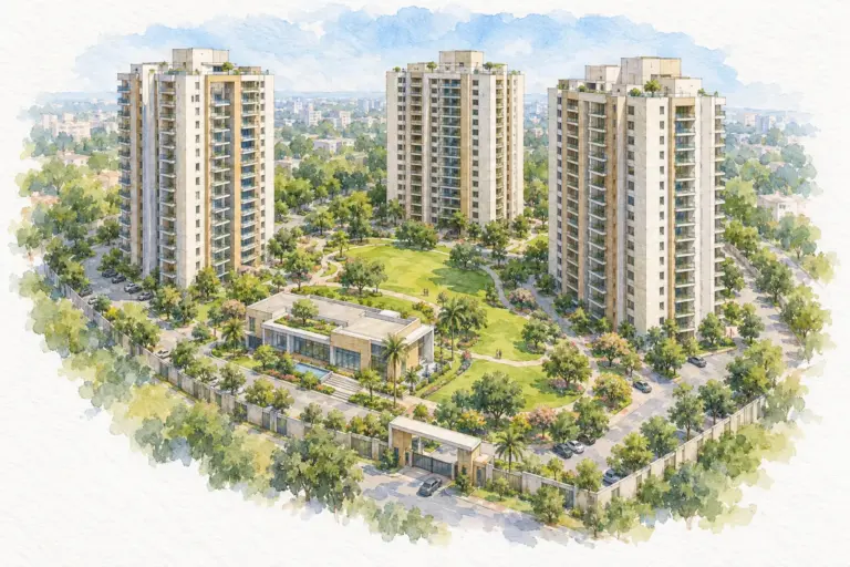 Illustration of Shri Ram Apartment