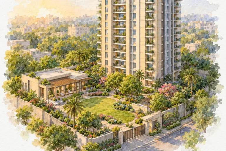 Illustration of Shubh Laxmi Apartment Sector 6 Dwarka