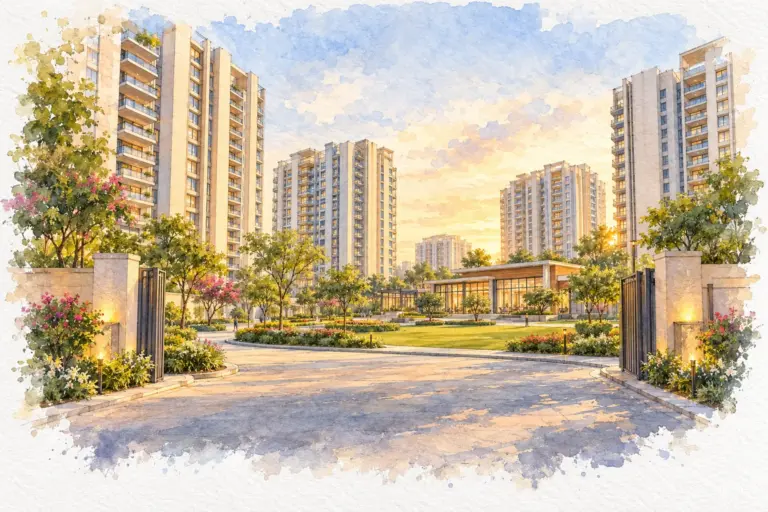 Illustration of Shubhkamna City