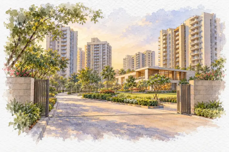 Illustration of Siddhartha Apartment
