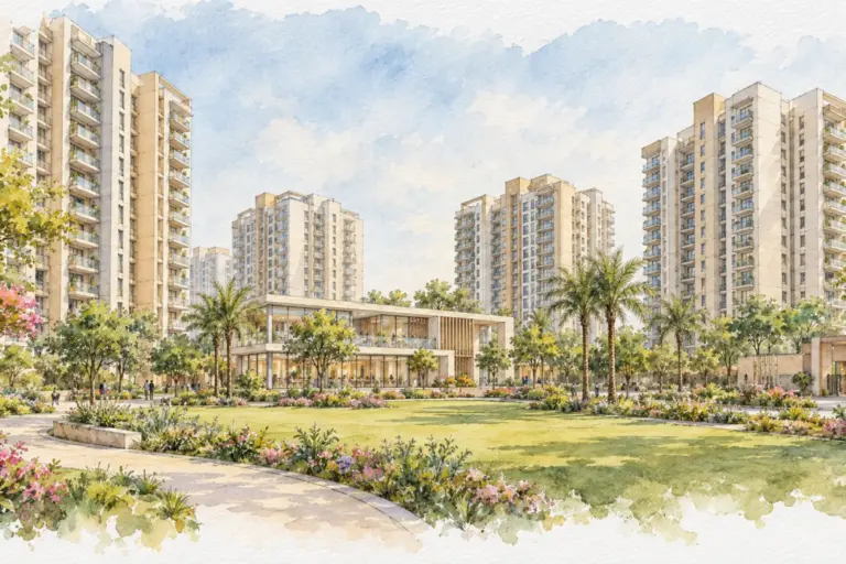 Illustration of Siddhi Vinayak Apartments Gurgaon