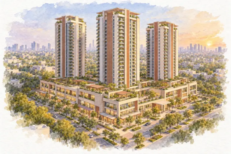 Illustration of Signature Global Twin Tower DXP