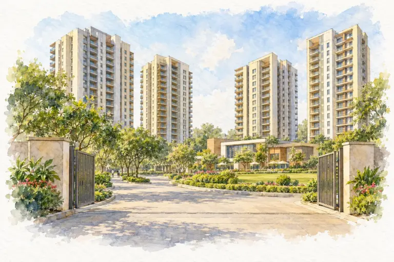 Illustration of Sita Ram Apartments