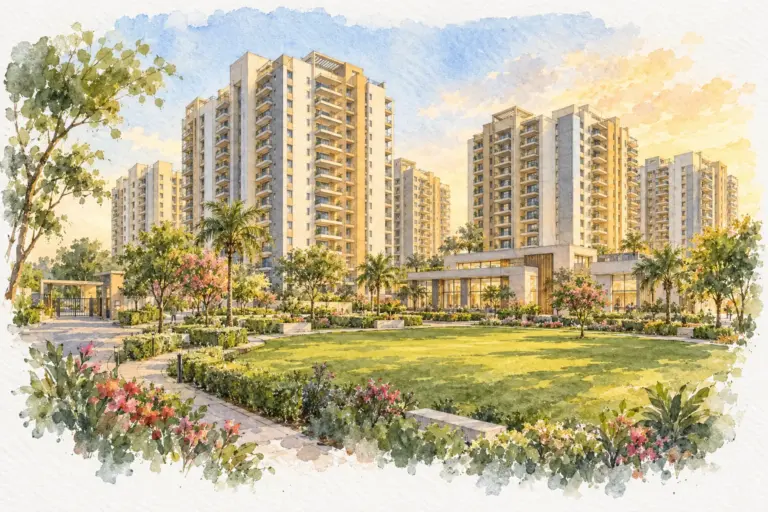 Illustration of SKA Divya Towers