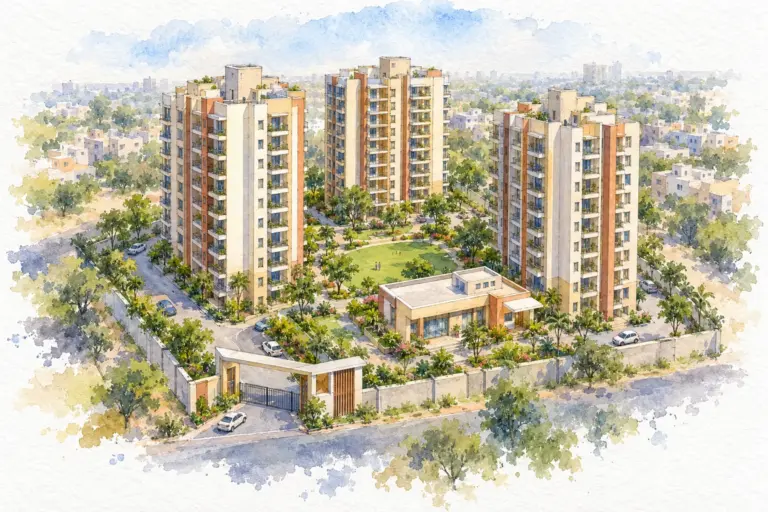 Illustration of SLF Indraprastha Apartments II