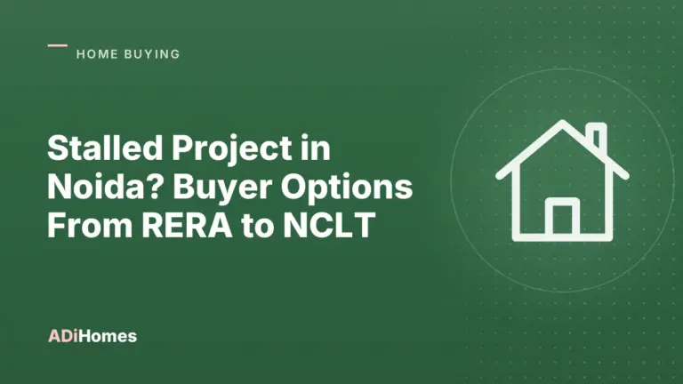 stalled project in noida buyer options from rera to nclt cover 1