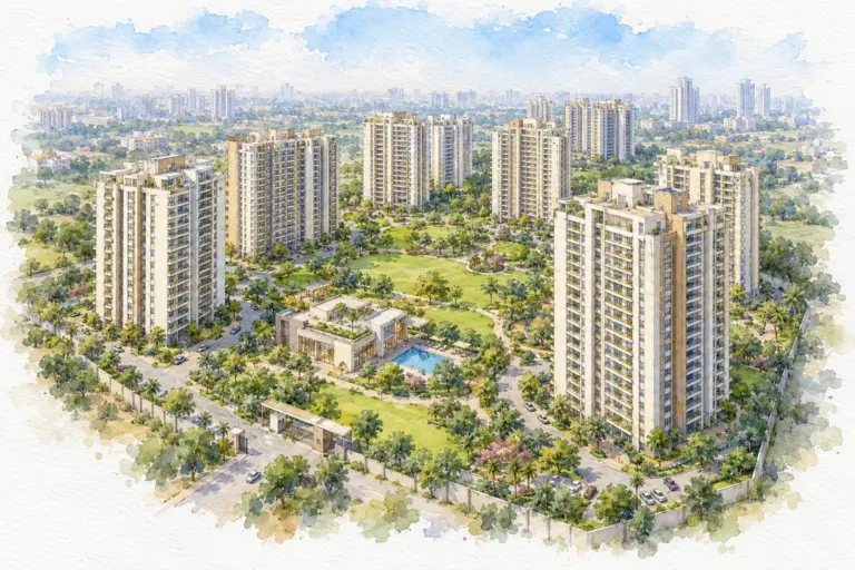 Illustration of Suncity Essel Towers