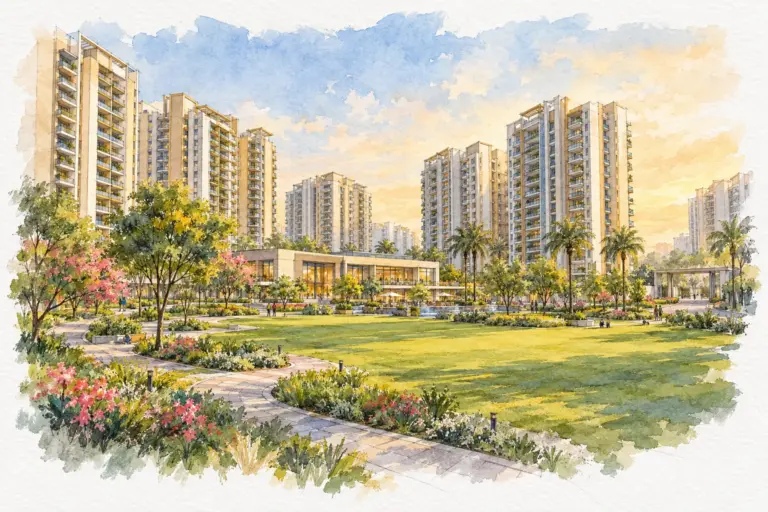 Illustration of Supertech Eco Village 1