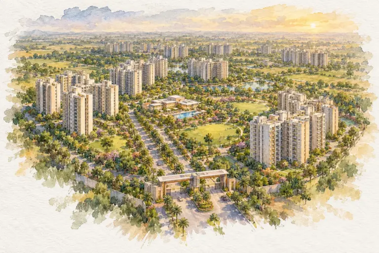Illustration of TDI City Kundli