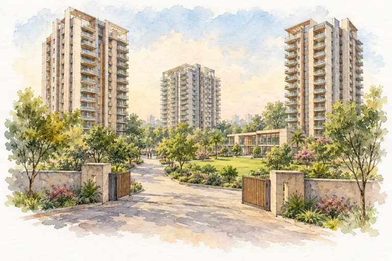 Illustration of The Retreat Gurgaon