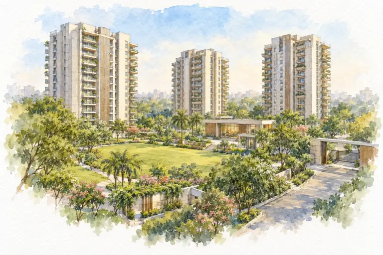 Illustration of The Vimal Apartment