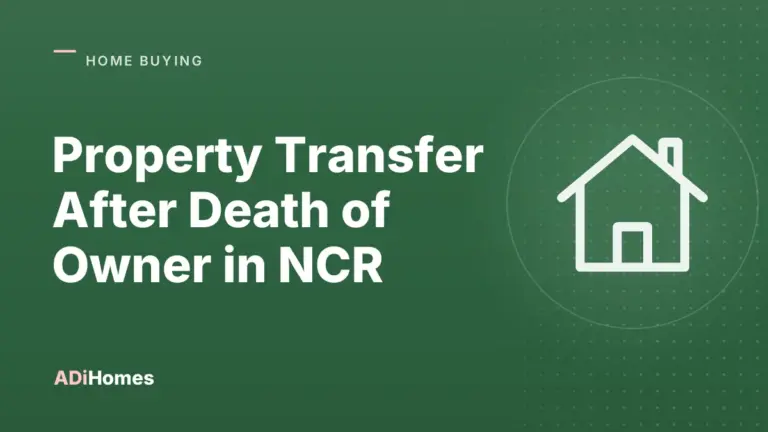 transferring property after an owners death in ncr cover 1