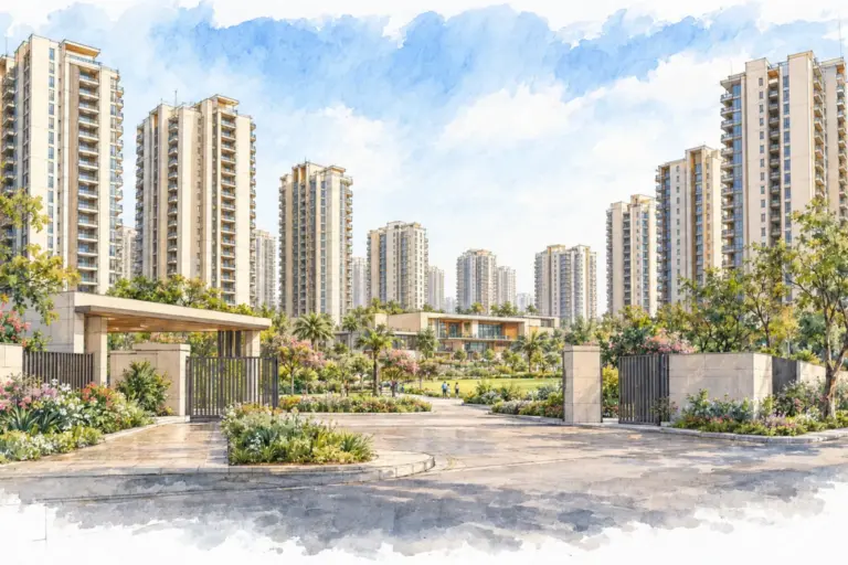 Illustration of Umang Winter Hills