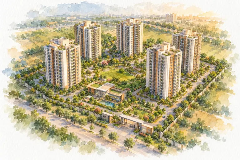 Illustration of Unibera Towers