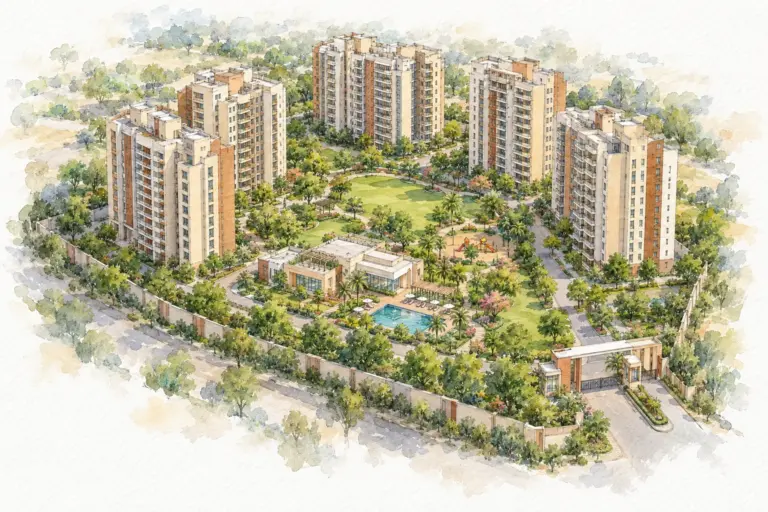 Illustration of Unitech Crestview Apartments