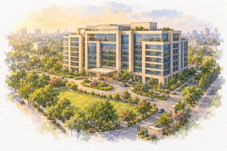 Illustration of Unitech Cyber Park