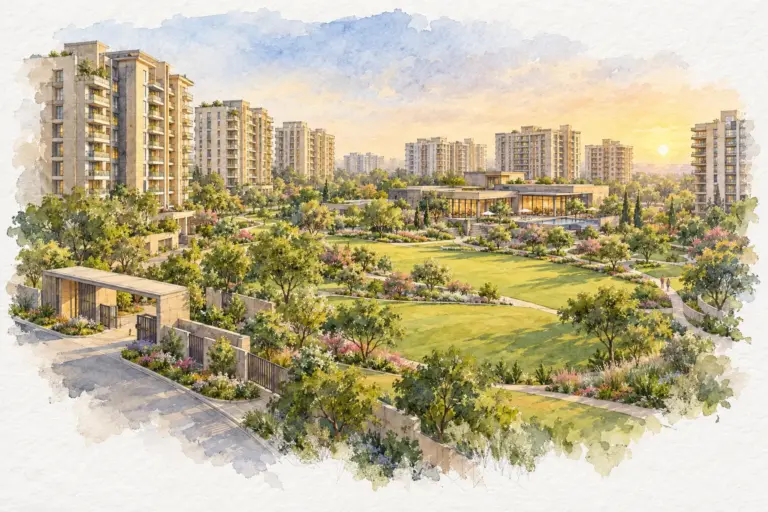 Illustration of Unitech Greenwood City Apartment