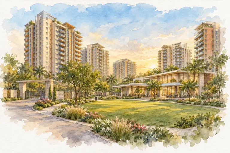 Illustration of Unitech The Willows
