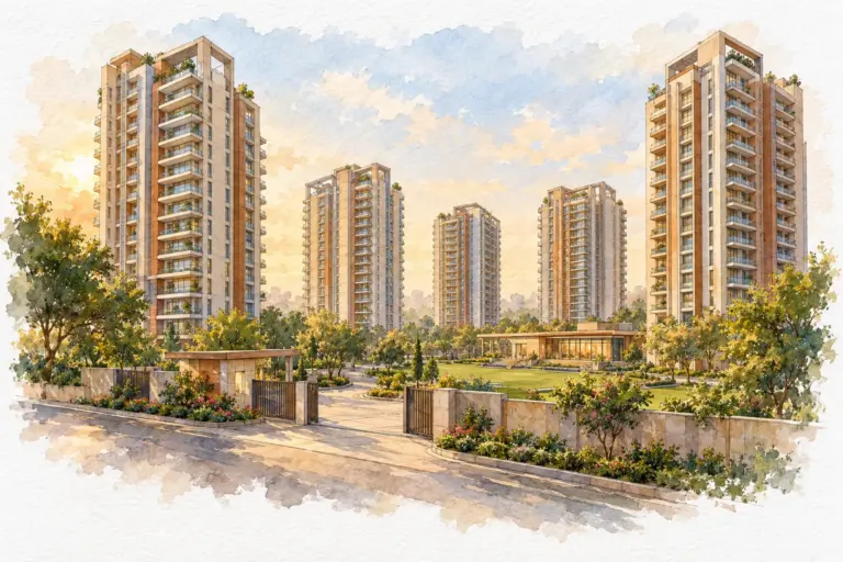 Illustration of Unitech Uniworld City