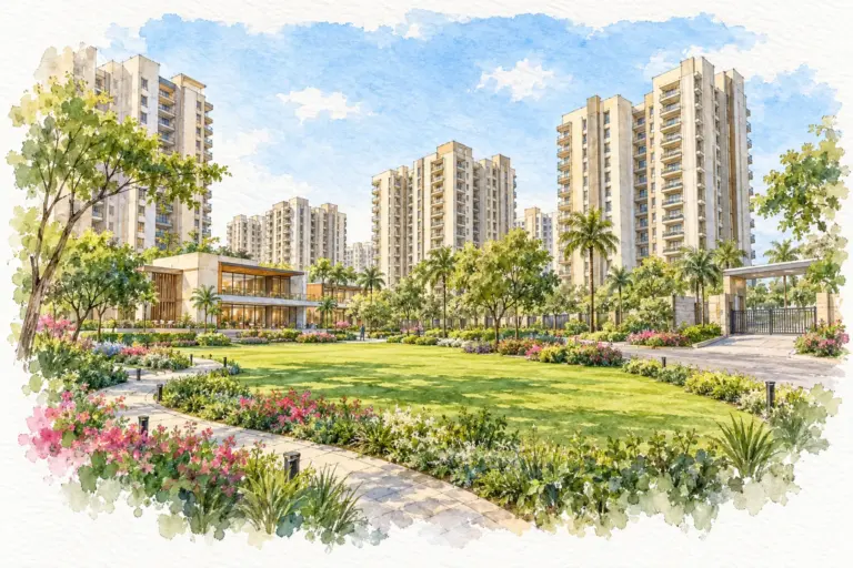 Illustration of Uphaar Yash Apartments