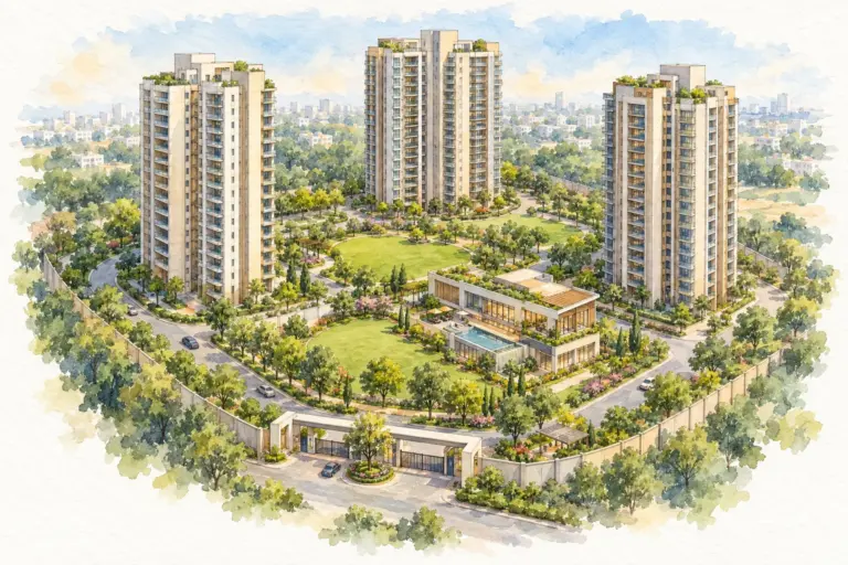 Illustration of Upkari Apartments