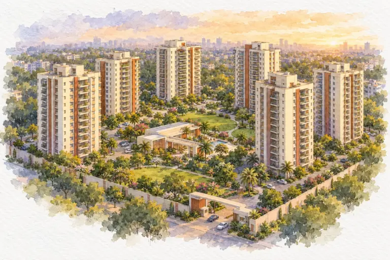 Illustration of Varun Apartment