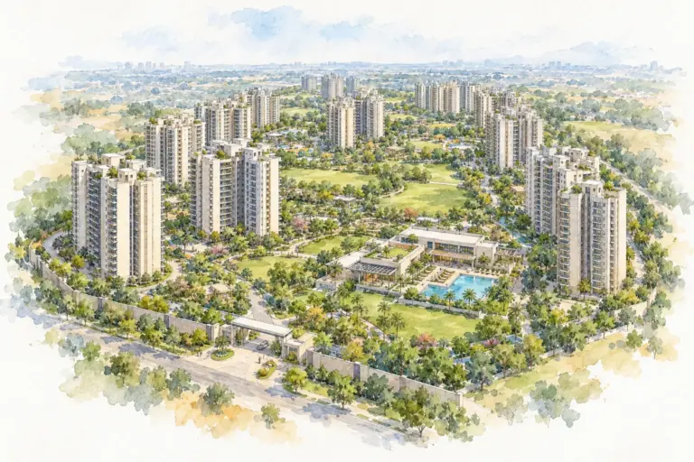 Illustration of Vatika India Next