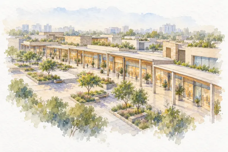 Illustration of Vatika Market Walk