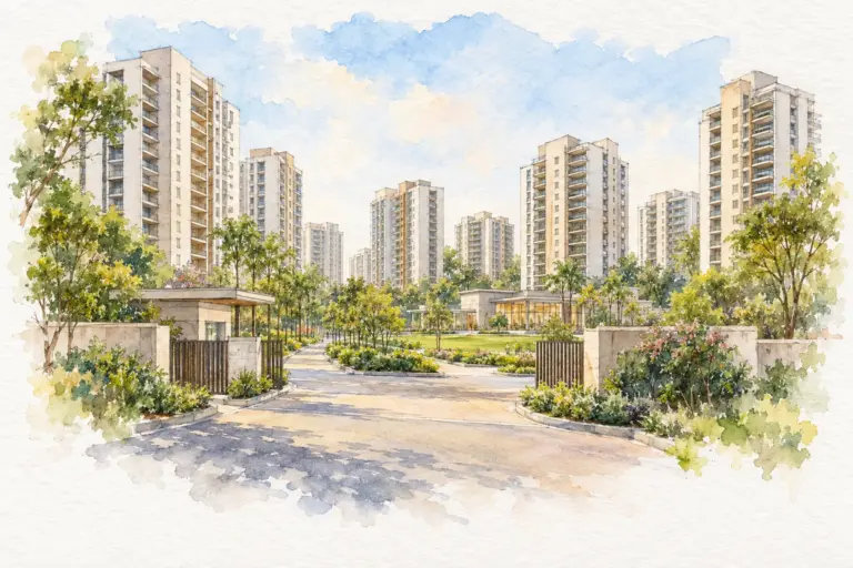Illustration of Vatika Sovereign Park