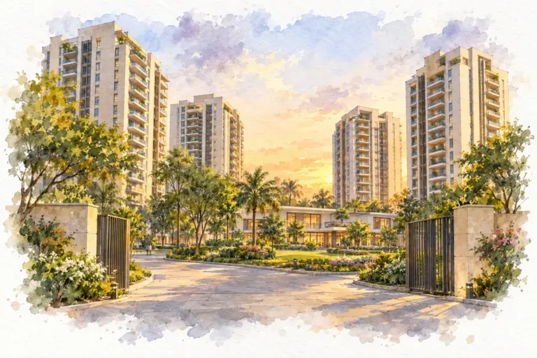 Illustration of Vidyut apartments