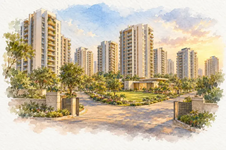Illustration of Vidyut Nikunj Apartments