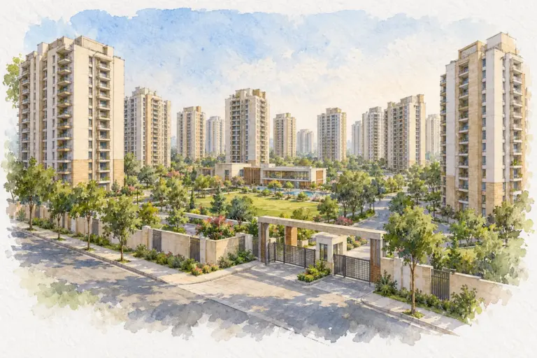 Illustration of Vijeta Vihar Apartment