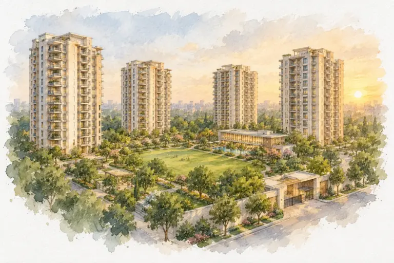 Illustration of Vikassheel Apartment