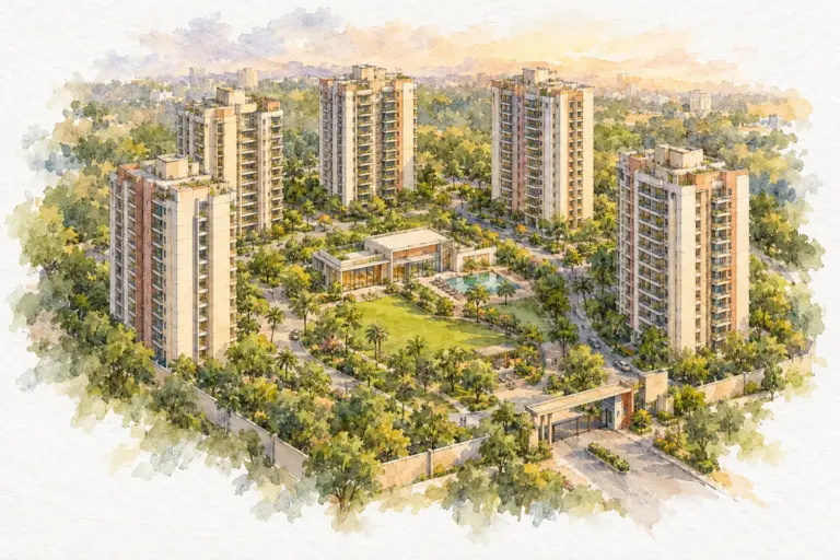 Illustration of Vikrant Apartment