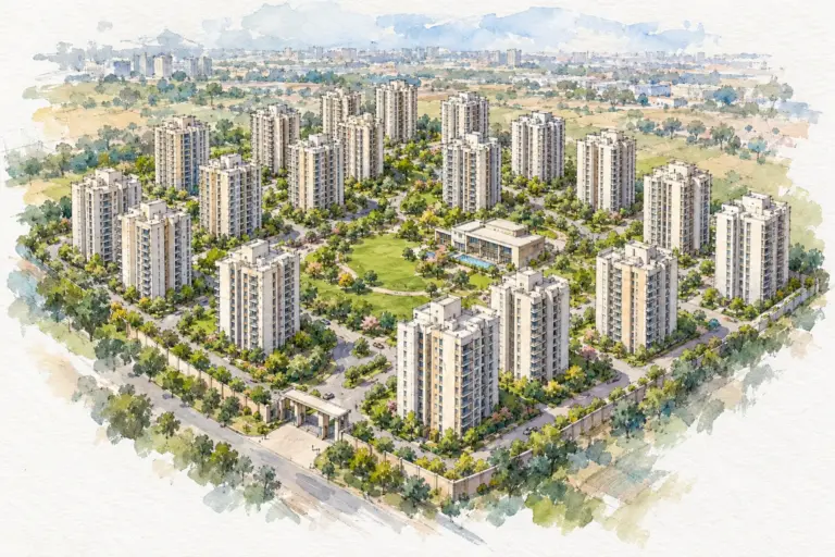 Illustration of Vipul Greens