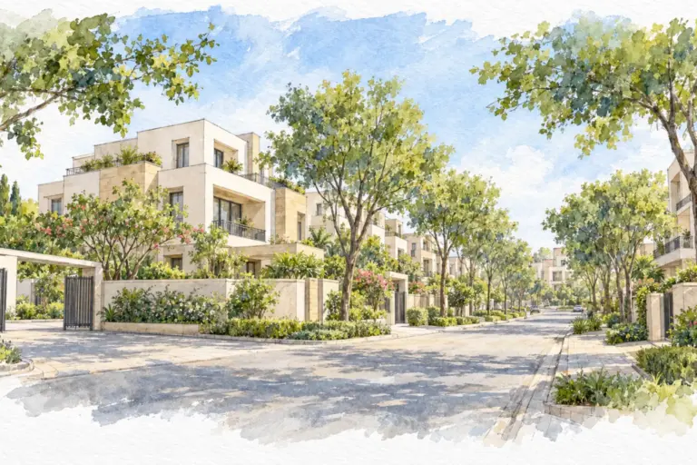 Illustration of Vipul Tatvam Villas