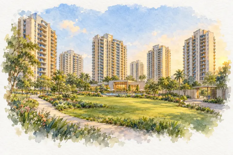 Illustration of Whiteland The Aspen