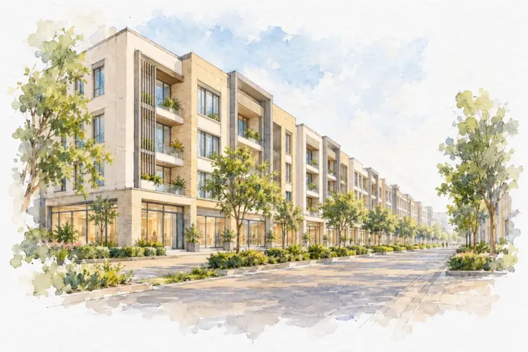 Illustration of Whiteland Urban Cubes 71