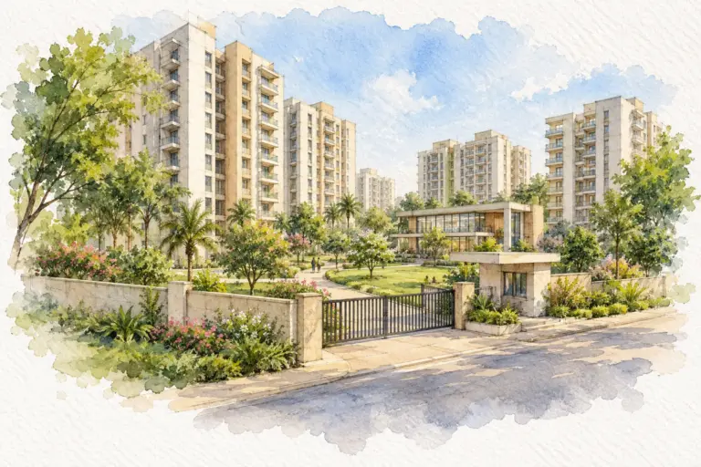 Illustration of Yashika Green Square
