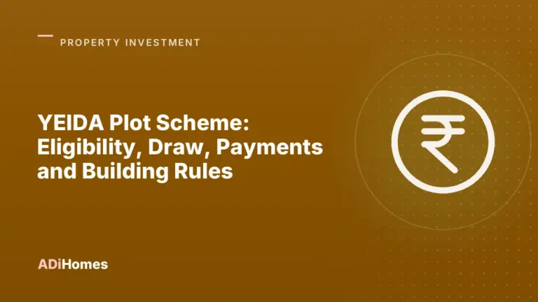 YEIDA Plot Scheme: Eligibility, Draw, Payments and Building Rules